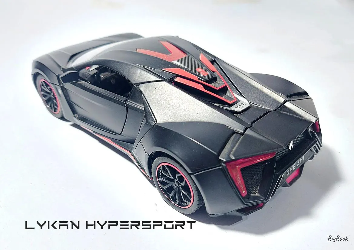 53050 lykan hypersport diecast interior