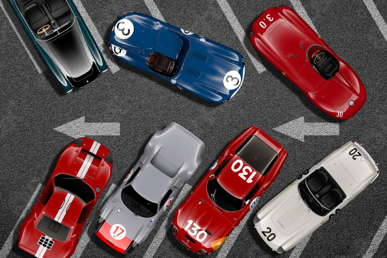 53087 rare diecast lemans model