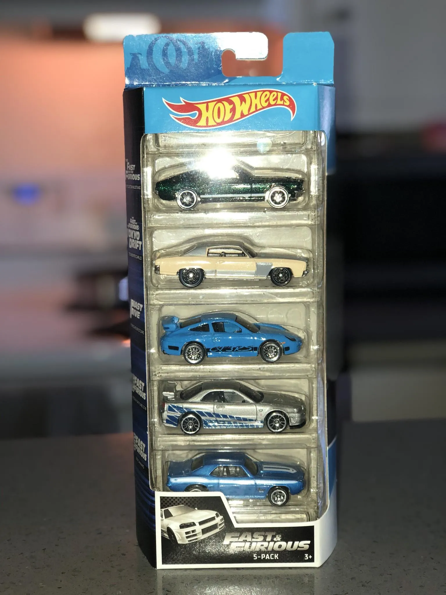 53099 hot wheels 5 pack display