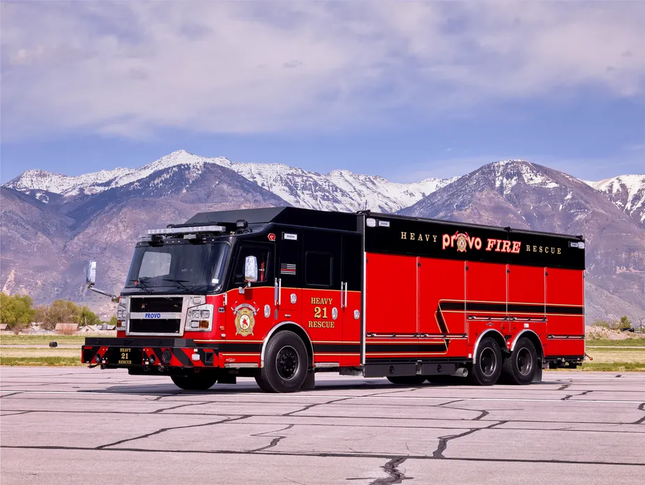 53114 rosenbauer diecast truck featured