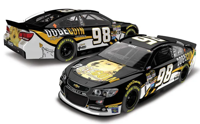 53200 josh wise dogecoin diecast car
