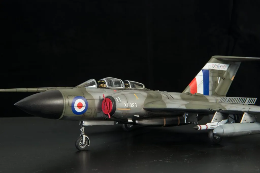 53350 gloster javelin diecast model plastic