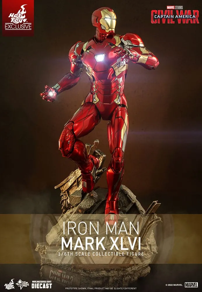 53379 hot toys iron man mark 46 diecast 5